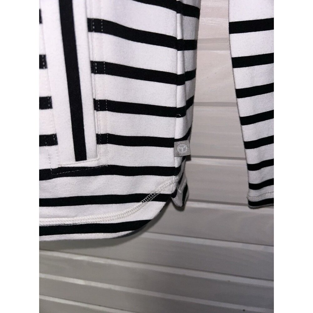 T By Talbots Sz Small Colorblock Half Button Pull… - image 8